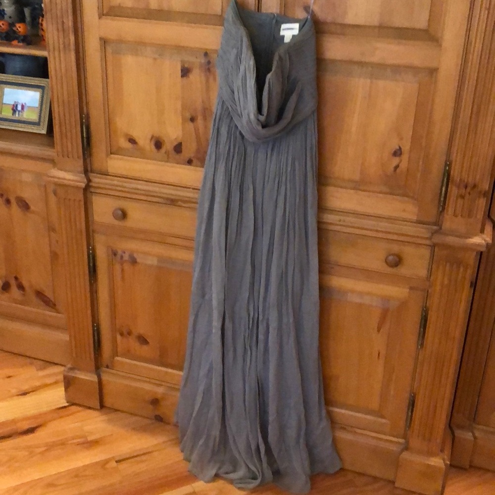 Grey Jcrew Bridesmaid dress